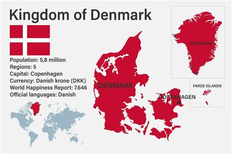 kingdom of denmark map.